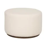 Lyra Ivory Pouf