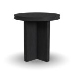 Waterfall Round End Table | Black - Image 4