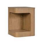 Normandy Modern Geometric Chairside Table