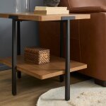 Millwork Open Shelf Rectangular End Table - Image 5
