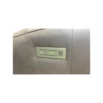 Graham Powered Leather Recliner | Greige - Image 7