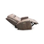 Graham Powered Leather Recliner | Greige - Image 5