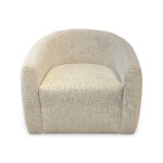 Garner Barrel Swivel Chair | Pearl - Image 2