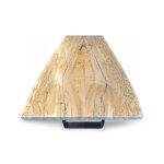 Live Edge Cityscape Trestle Dining Table - Image 4