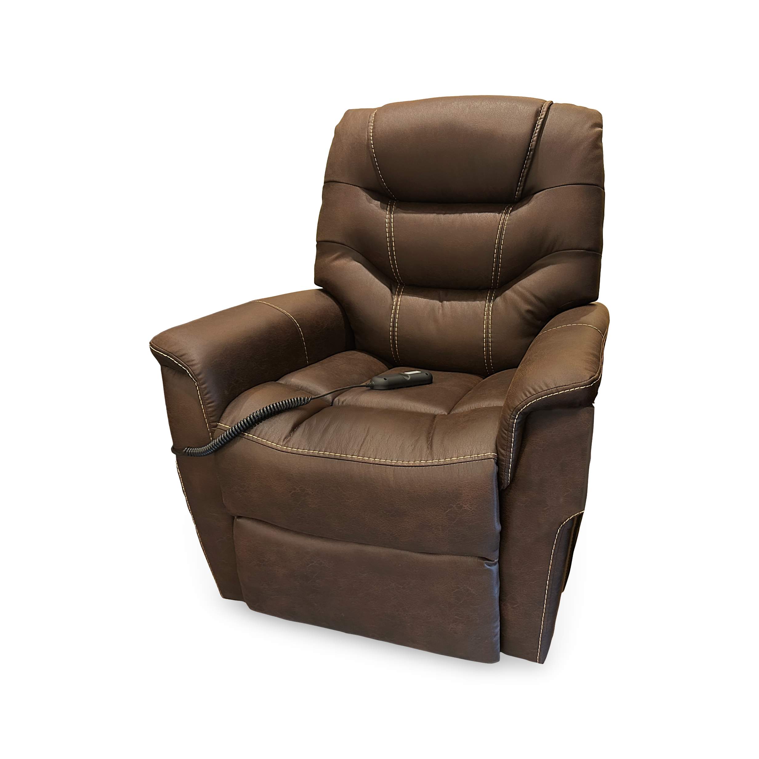 Maple Lift-Chair-RECRECMF8453 -RECRECMF8453 - Angle (1) Maple Powered Leather Lift-Recliner - Image 1