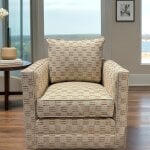 Modern Contemporary Swivel Glider Chair - Image 5