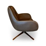 Aleah Leather Swivel Chair - Image 4