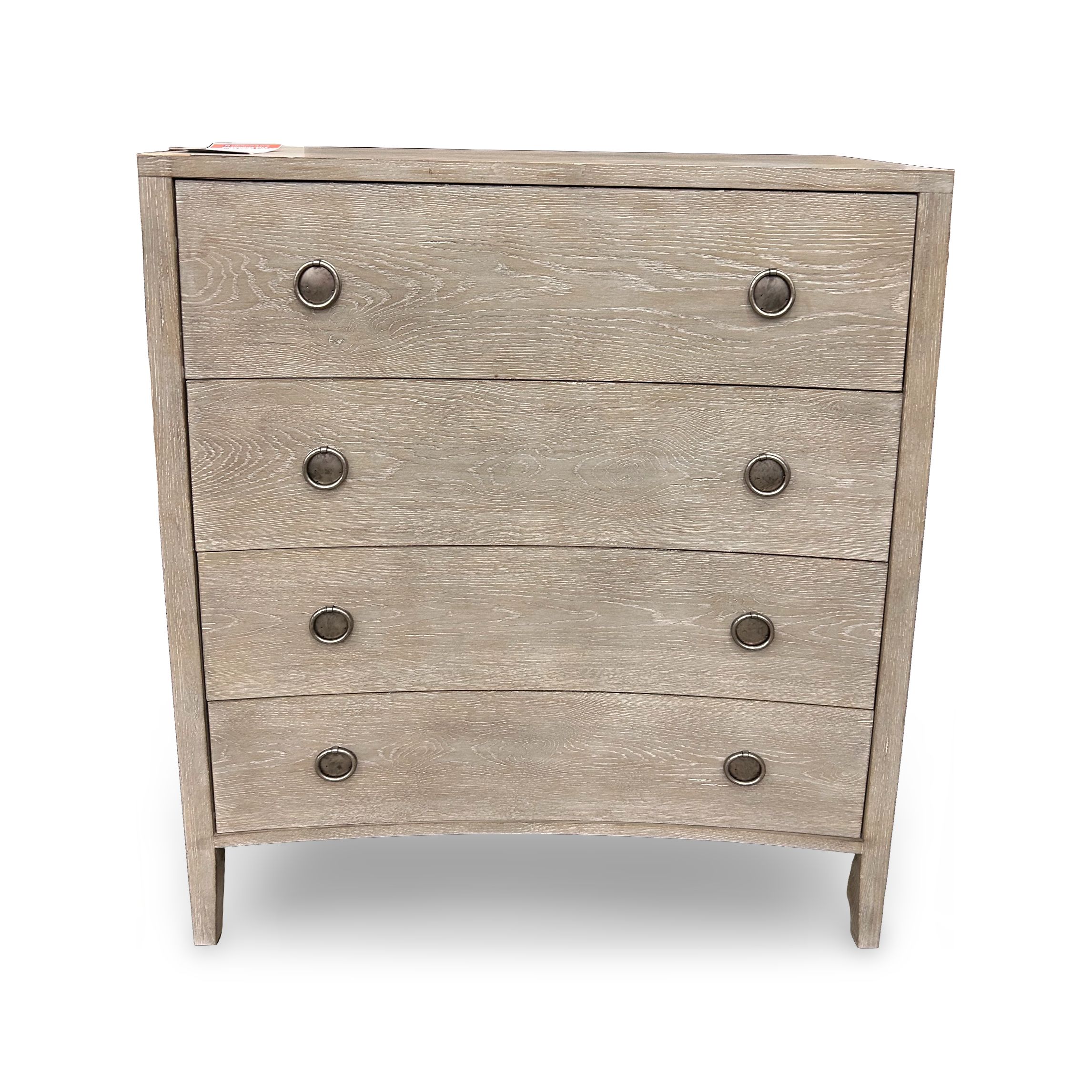 4-Drawer Curved Front Bedroom Chest