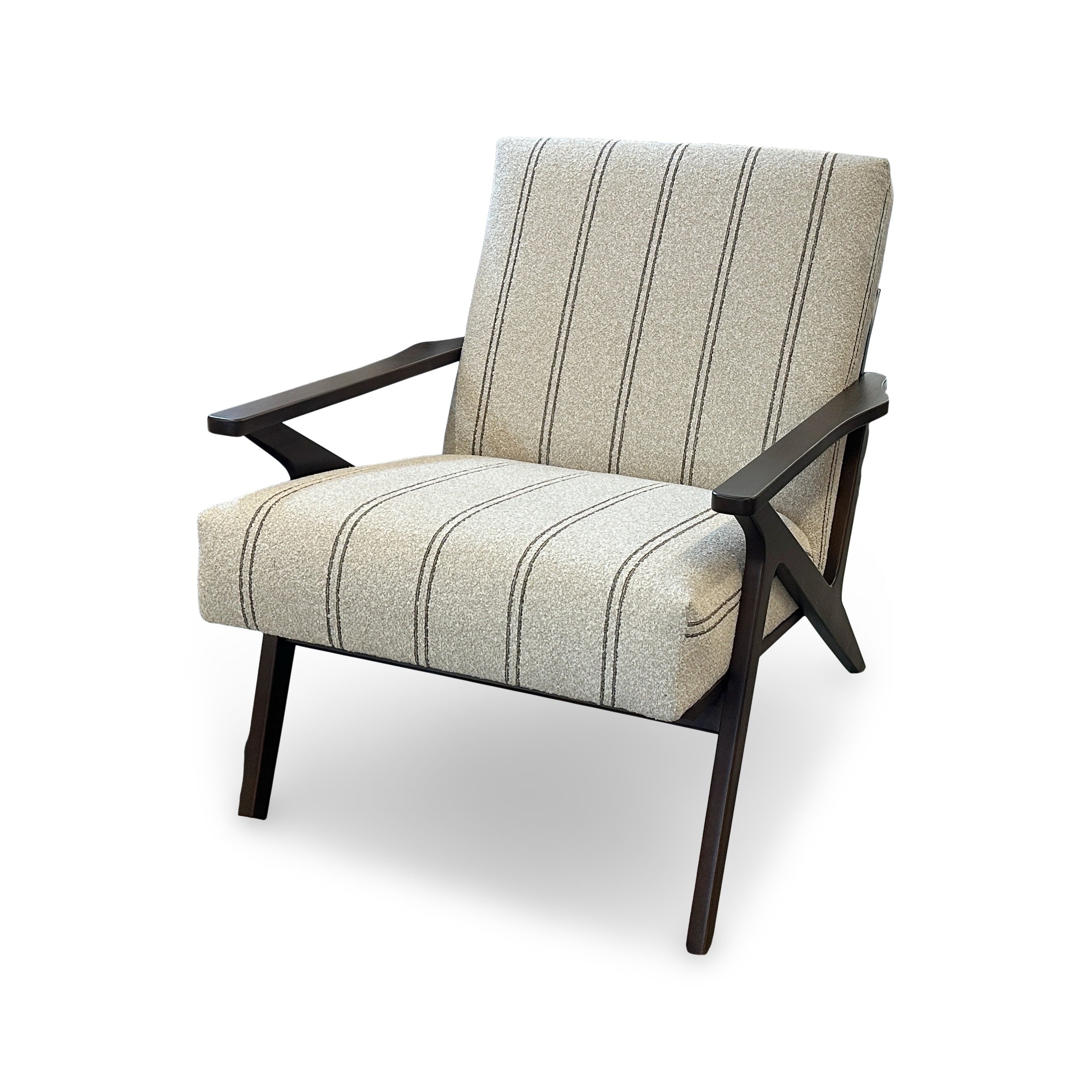 Baron Accent Chair-CHRCHRMC8071 -CHRCHRMC8071 - Angle Baron Mid-Century Accent Chair - Image 1
