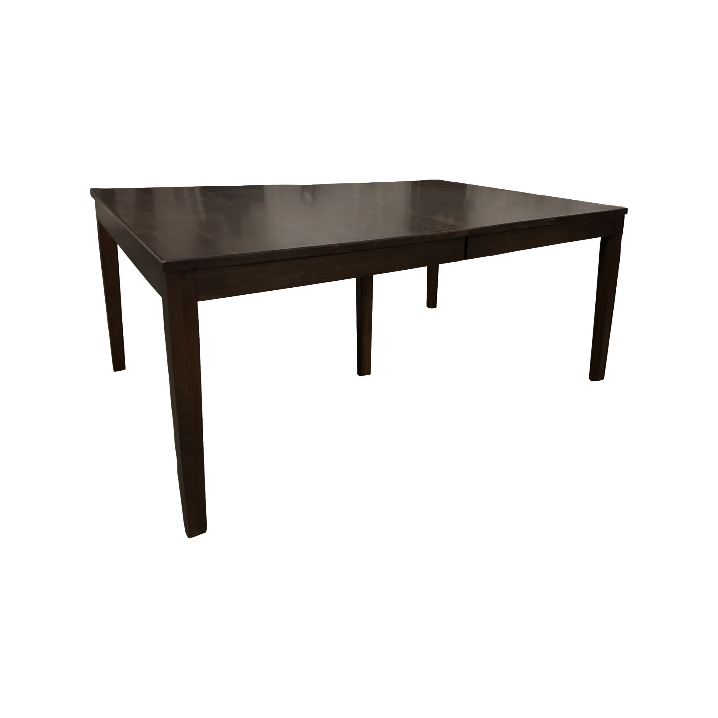 DNRCLRMF6040FR Tapered Leg Walnut Finish Dining Table - Image 1