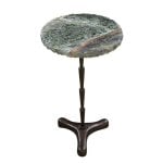 Breto 15" Green Marble Accent Table - Image 4
