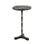 Breto 15" Green Marble Accent Table