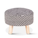 Mara 24" Upholstered Accent Stool - Image 2