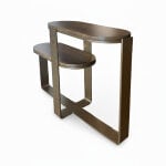 Tiered Chairside Console Table