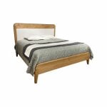 Harvest Upholstered Panel Platform Bed | King