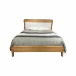 Harvest Upholstered Panel Platform Bed | King - Image 2