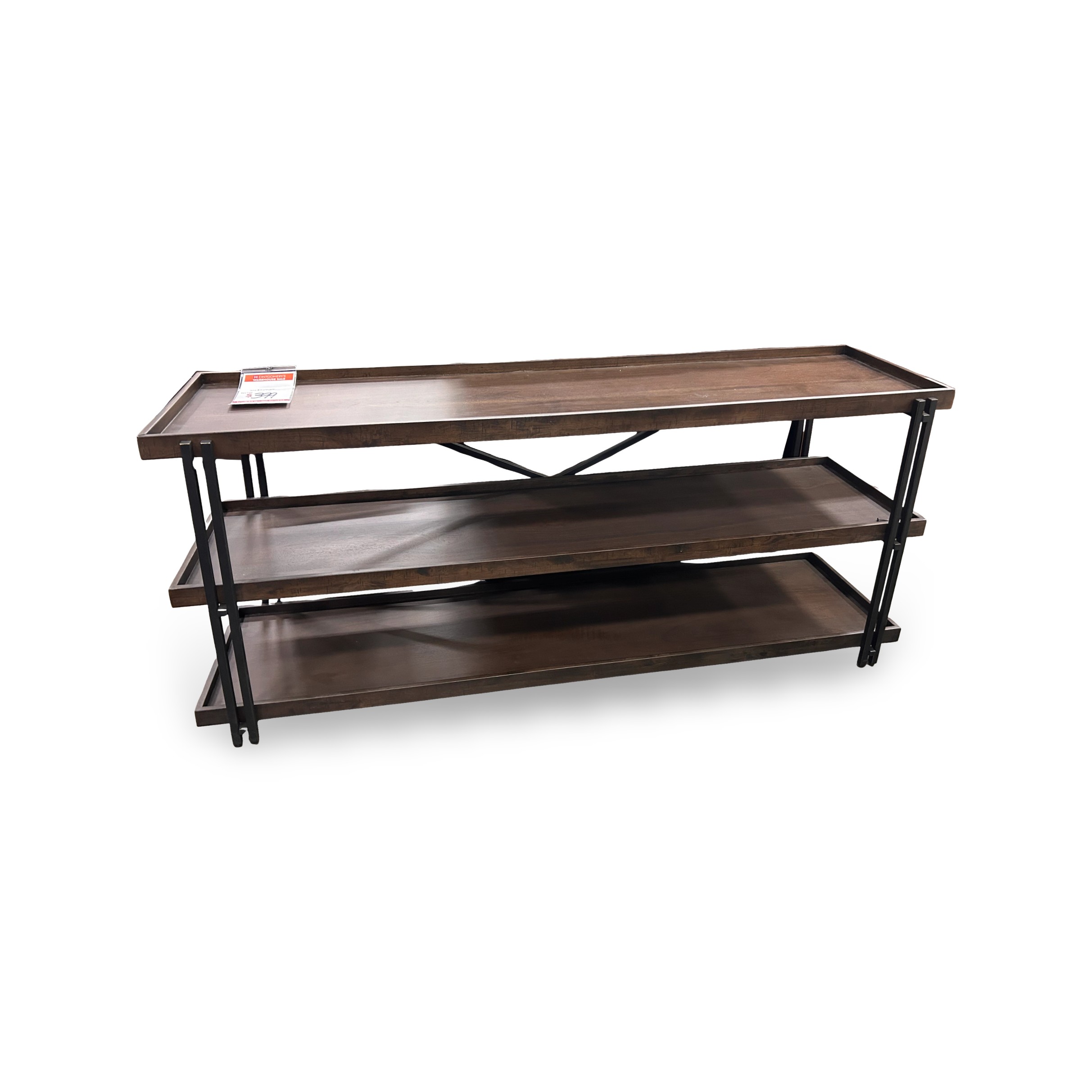 Contemporary 3-Tier Sofa Table
