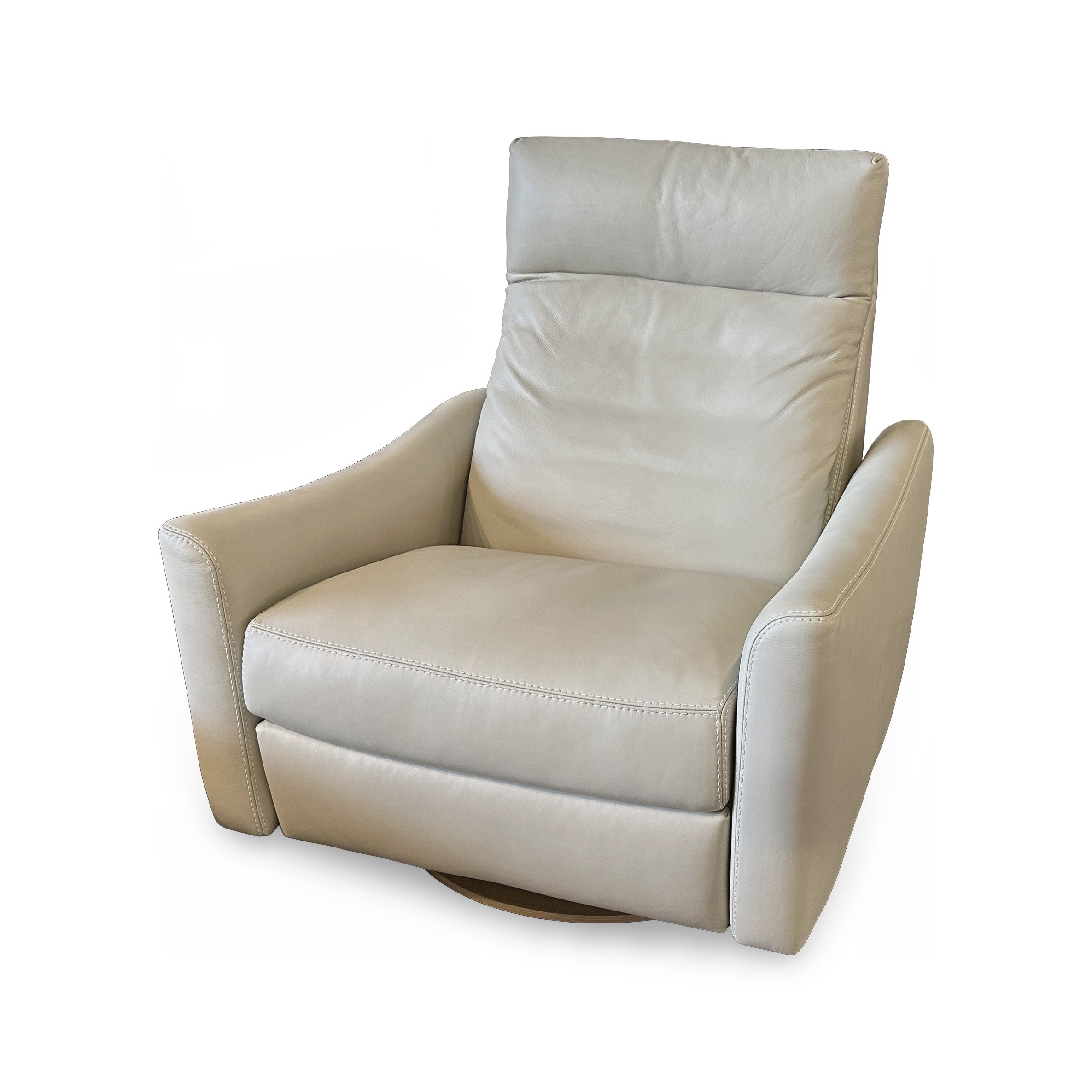 Tario Air Leather Swivel Glider Recliner