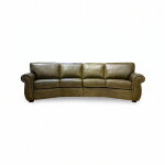 Viceroy Leather Conversation Sofa - Image 2