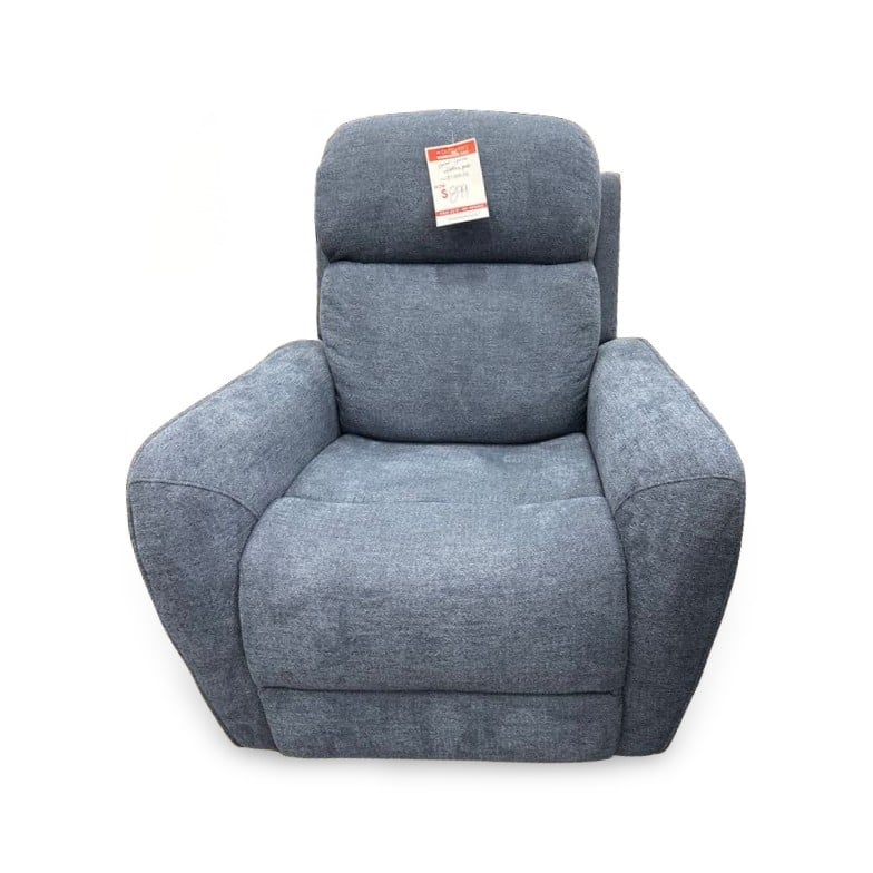 Casual Swivel Glider Recliner | Midnight Blue