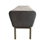 York 55" Suede Accent Bench - Image 3