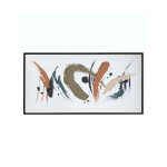 Calio Abstract Painting 30" x 60" Framed Canvas