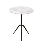 Sperre 18" Marble Top Accent Table - Image 2