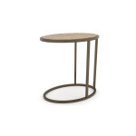 Wood Top Metal Spot Table