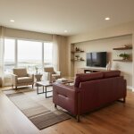 Brookes Modern Leather Sofa - Image 6
