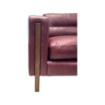 Brookes Modern Leather Sofa - Image 4
