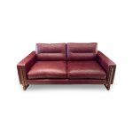 Brookes Modern Leather Sofa - Image 2