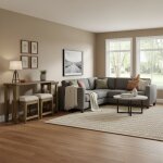 Carolina Park 3-Piece Console Table and Stool Set - Image 3