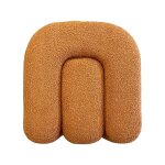 Copper Boucle Accent Ottoman - Image 4