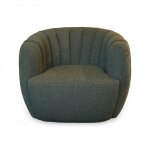 Jules Swivel Barrel Chair | Veneto Green - Image 2