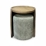 Round 17" Pouf Ottoman - Image 3