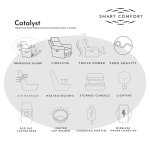 Catalyst Triple Power Home Theater Immersive Console Loveseat in Leather - Image 16