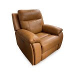 Madrid Powered Leather Recliner | Ginger