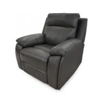 Madrid Powered Leather Recliner | Granite