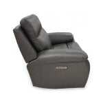 Madrid Powered Leather Recliner | Granite - Image 3