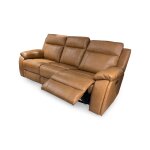Madrid Powered Reclining Leather Sofa | Ginger - Image 4