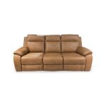 Madrid Powered Reclining Leather Sofa | Ginger - Image 2