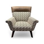 Pecan Two-Tone Cover Accent Chair - Image 2