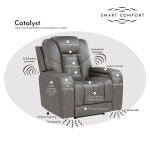 Catalyst Triple Power Home Theater Immersive Recliner in Leather - Image 2