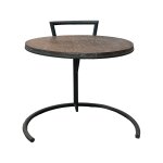 Round Open Metal Base End Table - Image 2