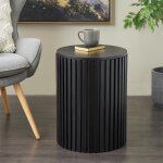 Blackwood Reeded Round End Table - Image 4