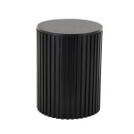 Blackwood Reeded Round End Table