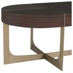 Smoked Stone Oval Cocktail Table - Image 7