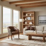 Bourbon Leather Occasional Chair - Image 4