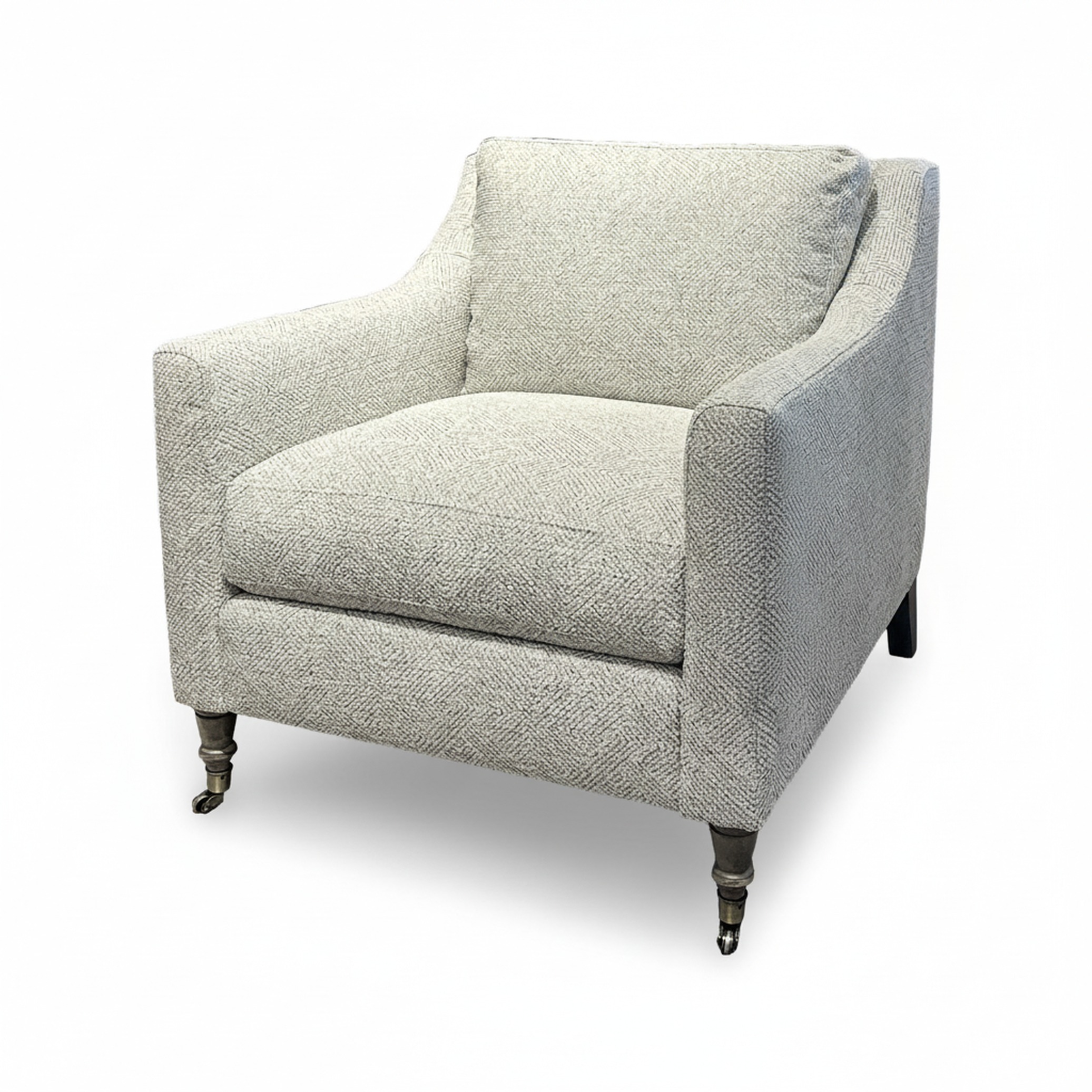 Mist Mid-Century Lounge Chair with Casters