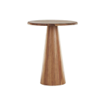 Modern Brown Acacia Medium Accent Table
